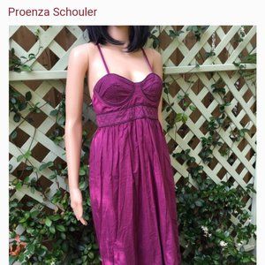 PROENZA SCHOULEN Purple DRESS 13